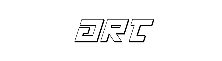 Uno Estado 3D Italic  Free Fonts Download