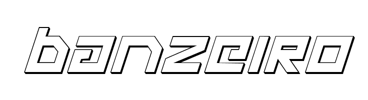 Uno Estado 3D Italic  Free Fonts Download