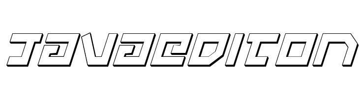 Uno Estado 3D Italic  Free Fonts Download