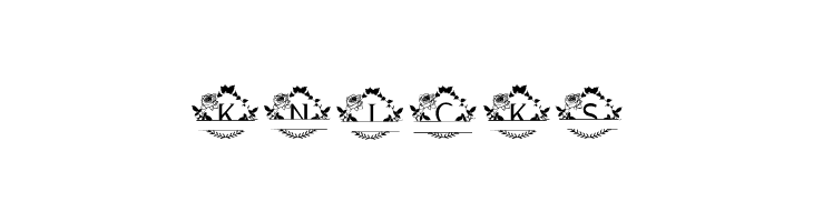 GELICIA MONOGRAM  Free Fonts Download