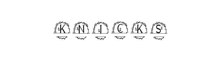MONOGRAM WREATH FLORAL  Free Fonts Download