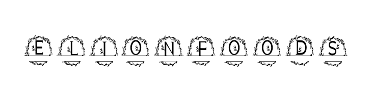 MONOGRAM WREATH FLORAL  Free Fonts Download