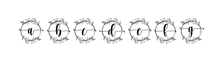 Wedding Monogram  Free Fonts Download