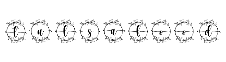 Wedding Monogram  Free Fonts Download