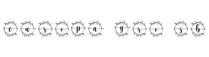 Wedding Monogram  Free Fonts Download