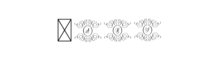 Swirl Monogram  Free Fonts Download