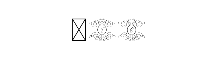 Swirl Monogram  Free Fonts Download