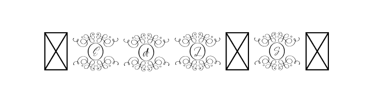 Swirl Monogram  Free Fonts Download