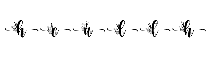 Flower  Monogram  Free Fonts Download
