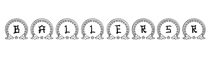 Ashito Chinese Monogram Regular  Free Fonts Download