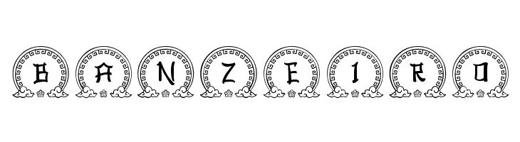 Ashito Chinese Monogram Regular  Free Fonts Download