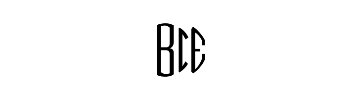 Monogram Panhellenica Right  Free Fonts Download