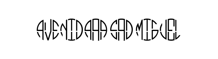 Monogram Circle 3 Alphabet  Free Fonts Download