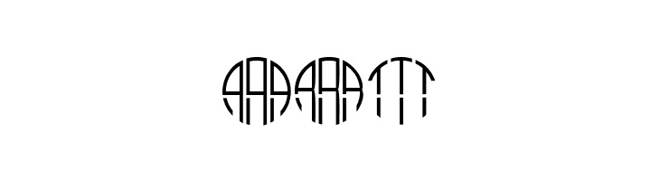 Monogram Circle 3 Alphabet  Free Fonts Download