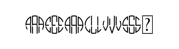 Monogram Circle 3 Alphabet  Free Fonts Download