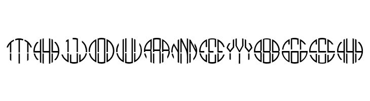Monogram Circle 3 Alphabet  Free Fonts Download