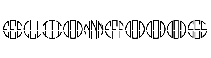 Monogram Circle 3 Alphabet  Free Fonts Download