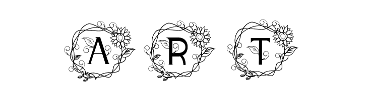 MONOGRAM NATURE  Free Fonts Download