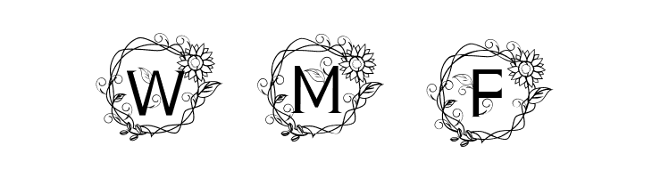 MONOGRAM NATURE  Free Fonts Download