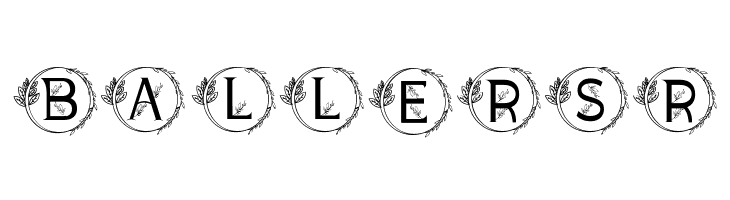 MONOGRAM LEAVES  Free Fonts Download