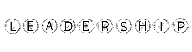 MONOGRAM LEAVES  Free Fonts Download