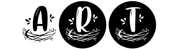 Nest Monogram  Free Fonts Download