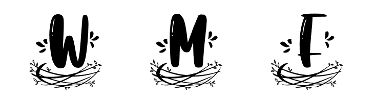 Nest Monogram  Free Fonts Download