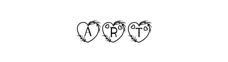 Monogram Sweet Love  Free Fonts Download