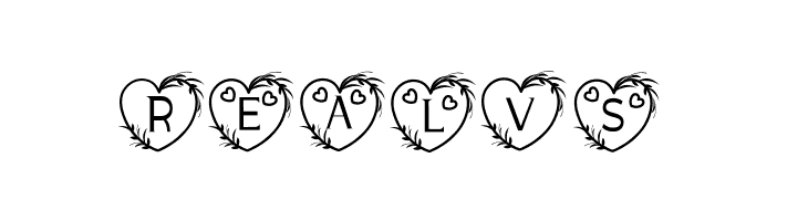 Monogram Sweet Love  Free Fonts Download