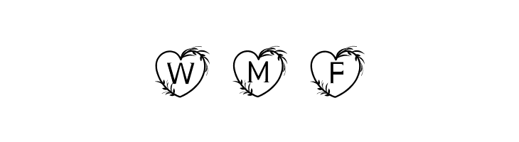 Monogram Sweet Love  Free Fonts Download