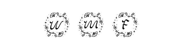 Meilin Chinese Monogram Regular  Free Fonts Download
