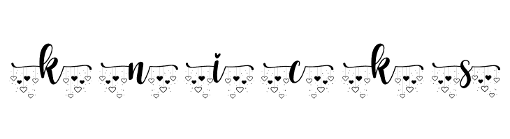 Heart Monogram  Free Fonts Download