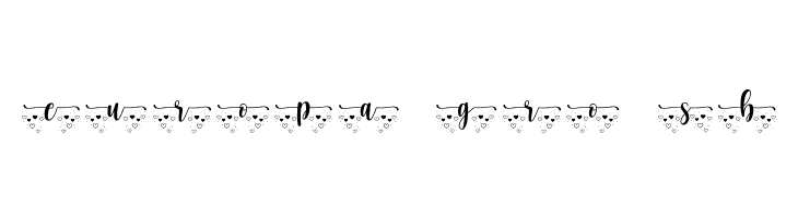 Heart Monogram  Free Fonts Download