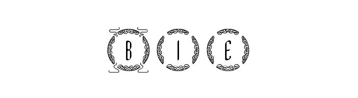 Shion Chinese Monogram  Free Fonts Download