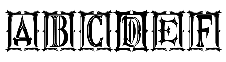 Gothic Kapital St  Free Fonts Download