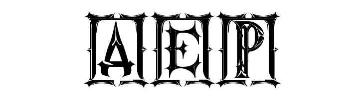 Gothic Kapital St  Free Fonts Download