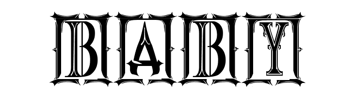 Gothic Kapital St  Free Fonts Download