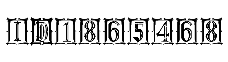 Gothic Kapital St  Free Fonts Download