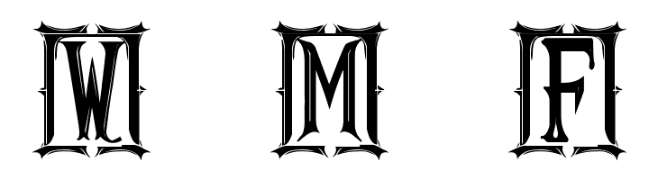 Gothic Kapital St  Free Fonts Download