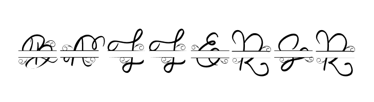 Decorative Monogram  Free Fonts Download