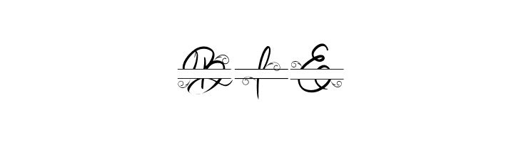 Decorative Monogram  Free Fonts Download