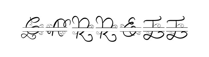 Decorative Monogram  Free Fonts Download