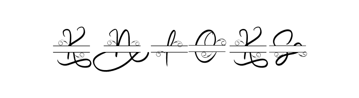 Decorative Monogram  Free Fonts Download