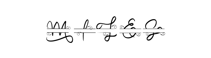 Decorative Monogram  Free Fonts Download