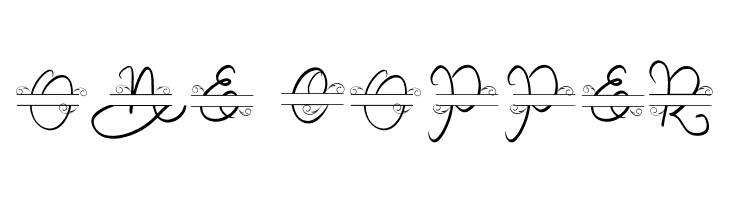 Decorative Monogram  Free Fonts Download