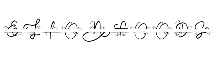 Decorative Monogram  Free Fonts Download