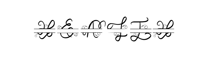 Decorative Monogram  Free Fonts Download