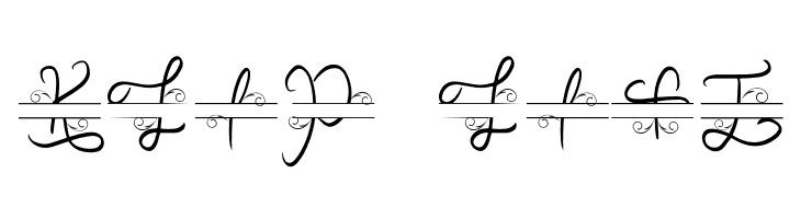 Decorative Monogram  Free Fonts Download