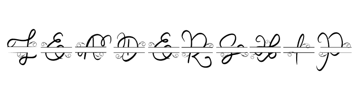 Decorative Monogram  Free Fonts Download