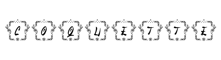 Goan Chinese Monogram Regular  Free Fonts Download